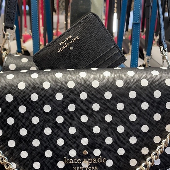 Kate Spade Madison Saffiano Leather Small Slim Card Holder
COLOR: Black 
NWT - Picture 11 of 16